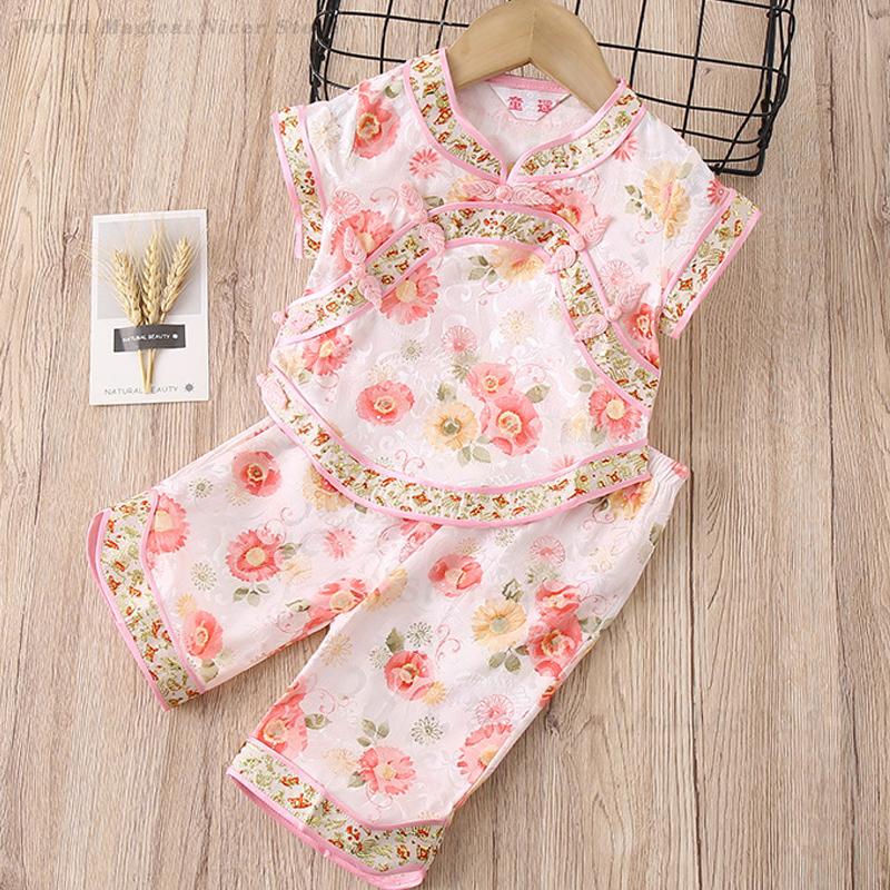 طقم تانغ صيفي مطبوع للبنات الص - مراجعة Summer Clothing Baby Girl وسعره