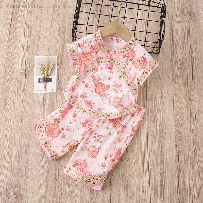طقم تانغ صيفي مطبوع للبنات الص - مراجعة Summer Clothing Baby Girl وسعره