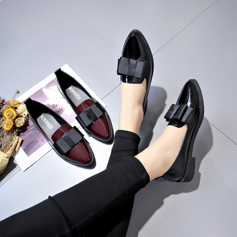 أحذية مسطحة سوداء/حمراء داكنة  - مراجعة Summer Clothing Stores وسعره