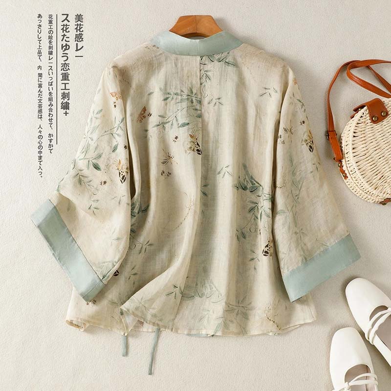 كارديجان كيمونو قصير مطبوع بنق - مراجعة Summer Clothing Wraps وسعره