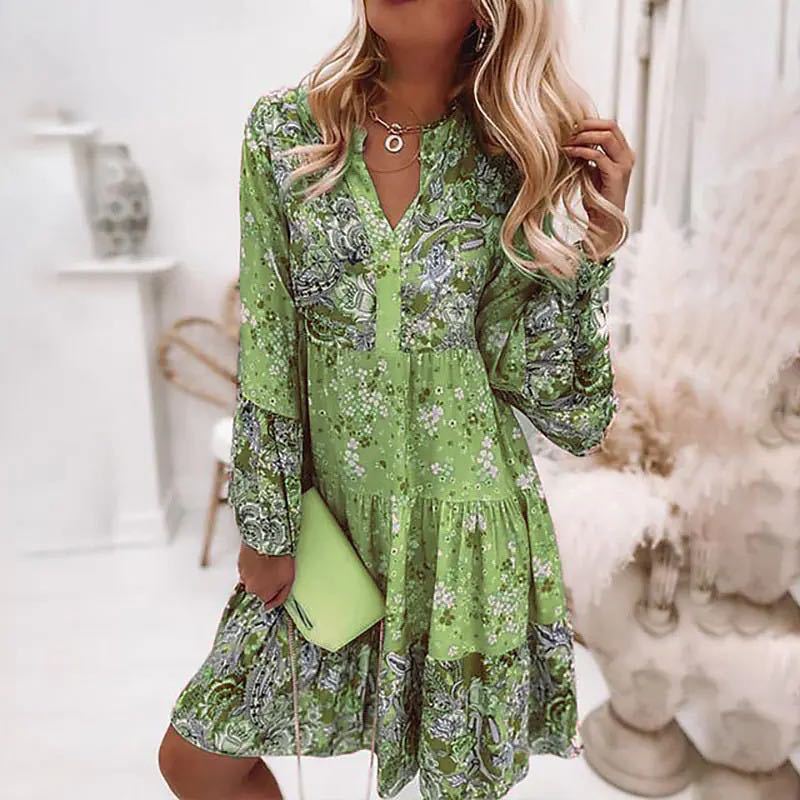فساتين غير رسمية مطبوعة بالورو - مراجعة Summer Zara وسعره