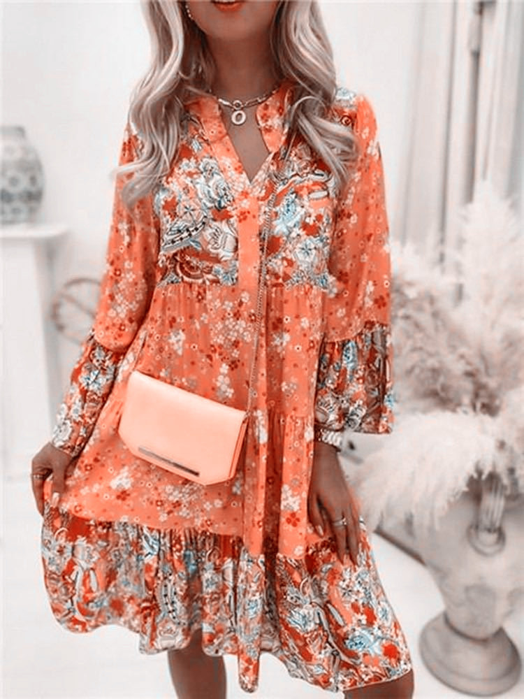 فساتين غير رسمية مطبوعة بالورو - مراجعة Summer Zara وسعره