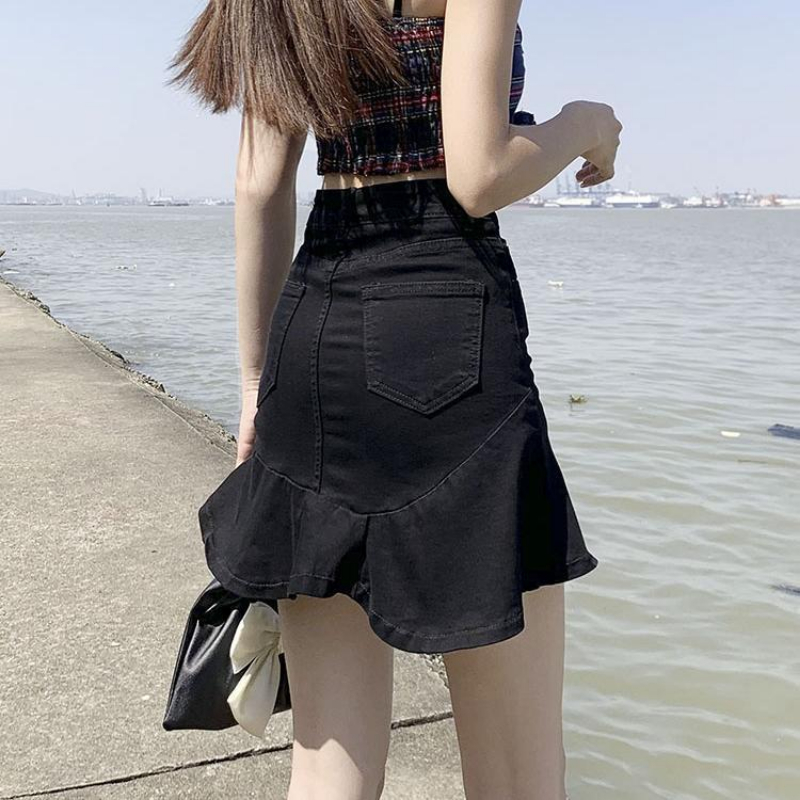 تنورة نسائية قصيرة تنورة ضيقة  - مراجعة Summer Clothing Wraps وسعره
