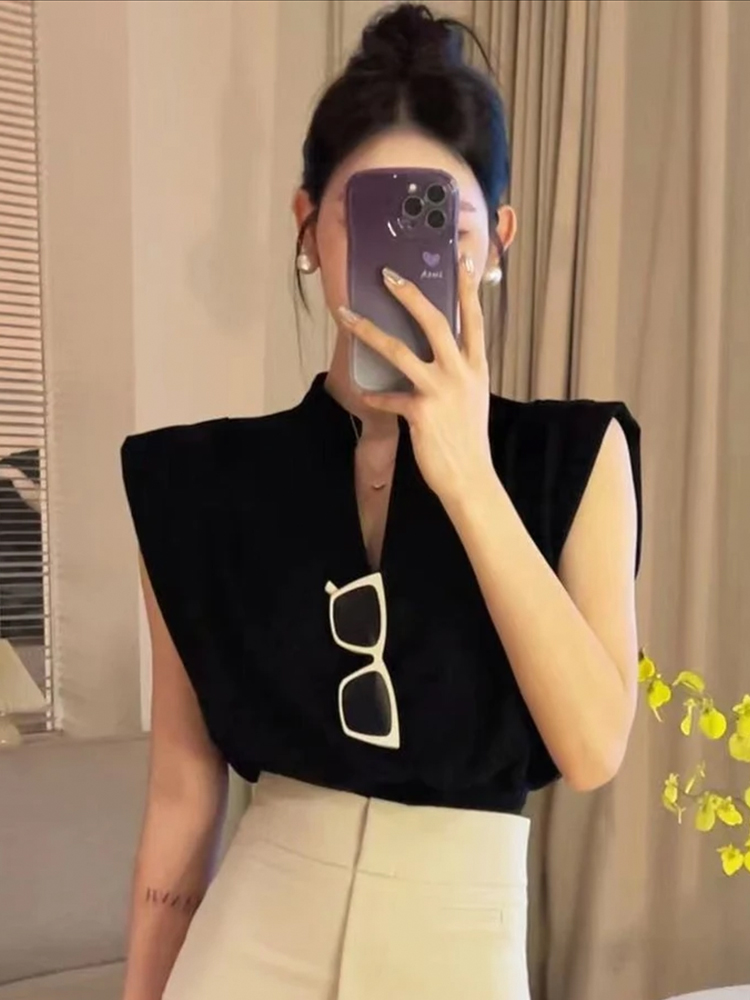 قميص نسائي قصير الأكمام بياقة  - مراجعة Summer Clothing Brands وسعره