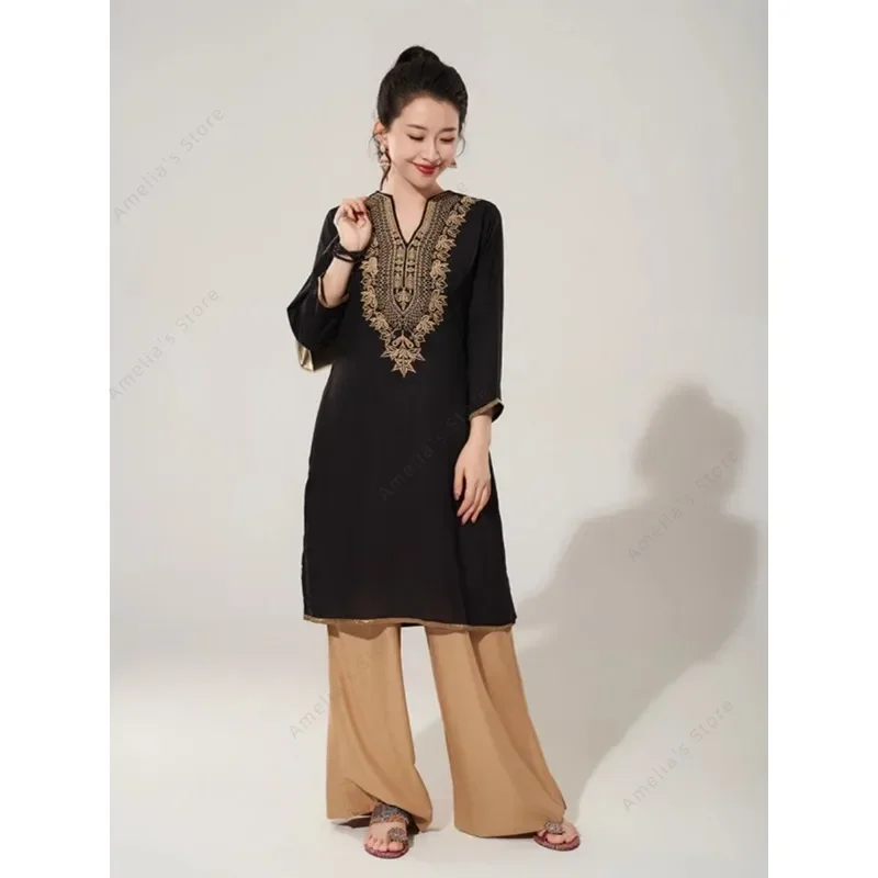 بلوزة قطنية مطرزة تقليدية هندي - مراجعة Summer Clothing Pakistan وسعره