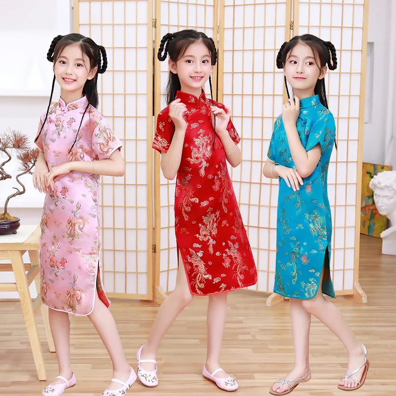 Summer Children's Cheongsam Mo - مراجعة Summer Clothing Baby Girl وسعره