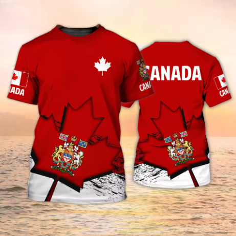 تي شيرتات كندا بطبعة ثلاثية ال - مراجعة Summer Clothing Women Canada وسعره