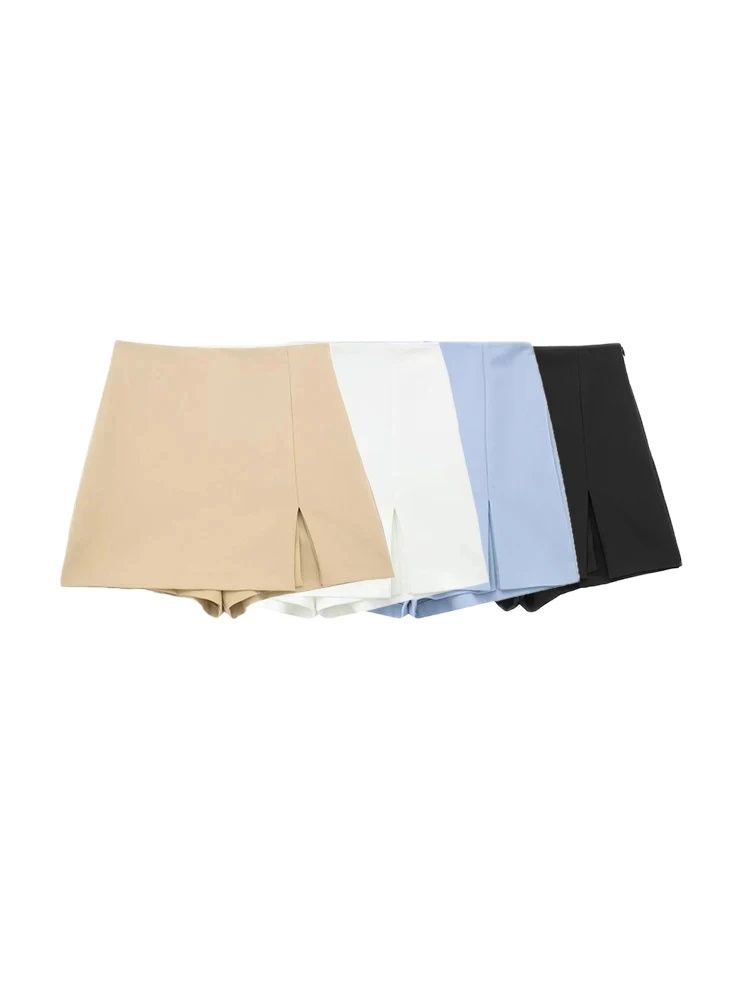 تنانير شورت نسائية بفتحة أمامي - مراجعة Summer Zara وسعره