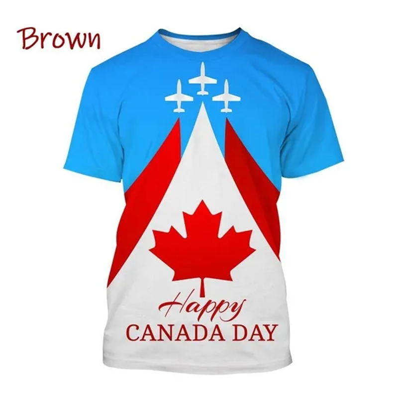 I Love Canada Flag Graphic T S - مراجعة Summer Clothing Women Canada وسعره